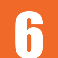 number 6 graphic