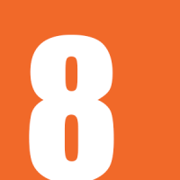 number 8 graphic